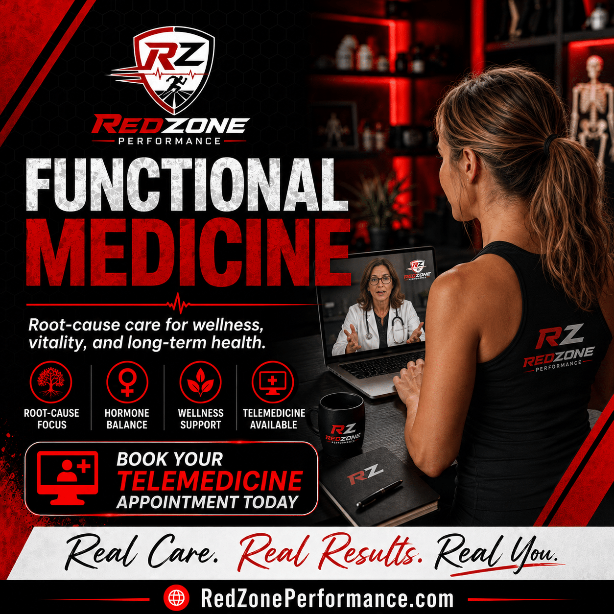 A relaxed individual easily tracking their advanced diagnostic lab results and direct-to-door treatments online.