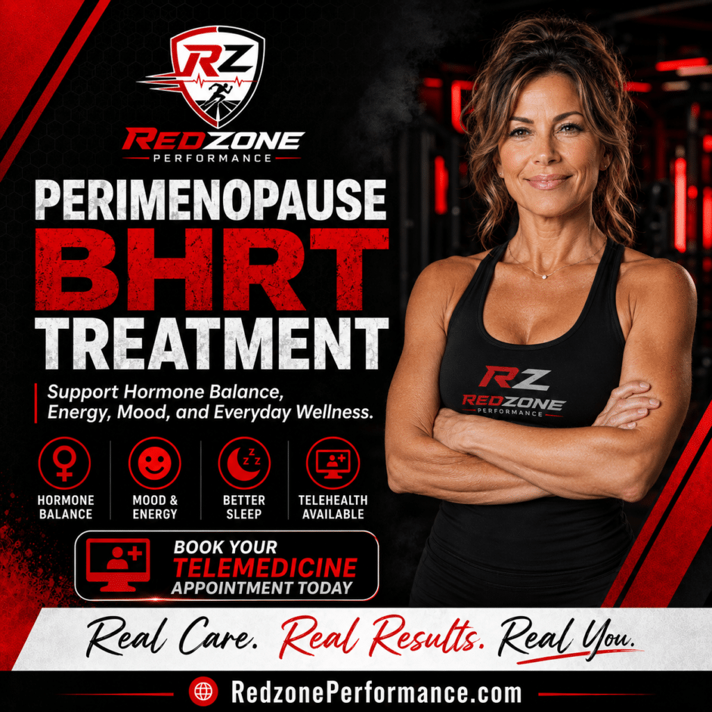 A rested, happy patient experiencing relief from perimenopause symptoms after starting her personalized bioidentical hormone protocol.